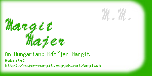 margit majer business card